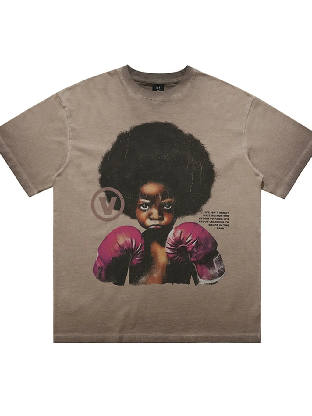 Men's Graphic Round Neck Short Sleeve T-Shirt