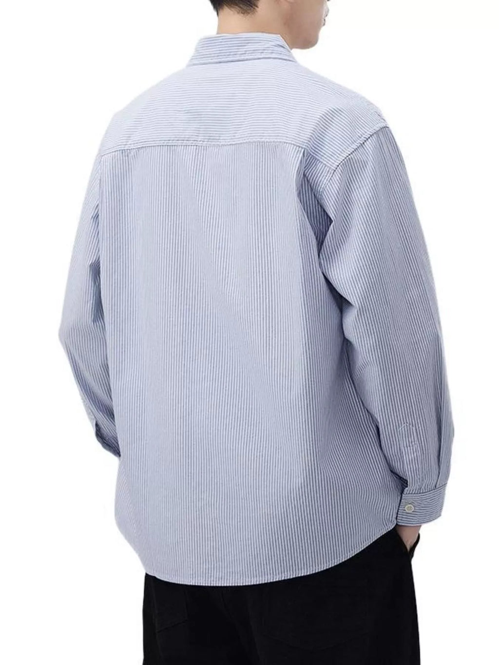 Men's Plus Size Button Up Long Sleeve Shirt