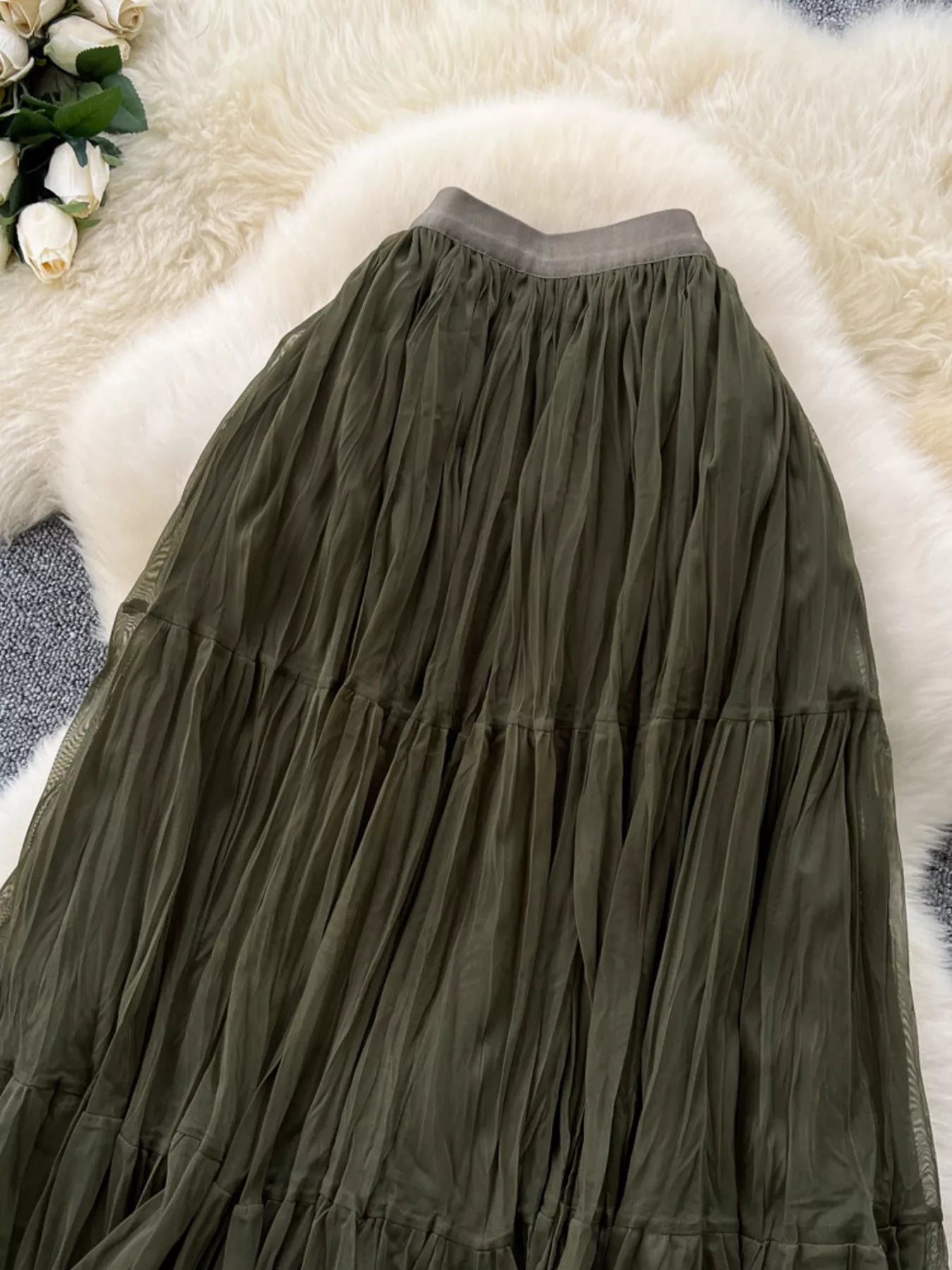 Tiered Tulle Skirt