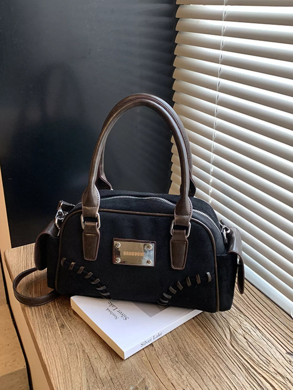 Vintage Top Handle Crossbody Bag