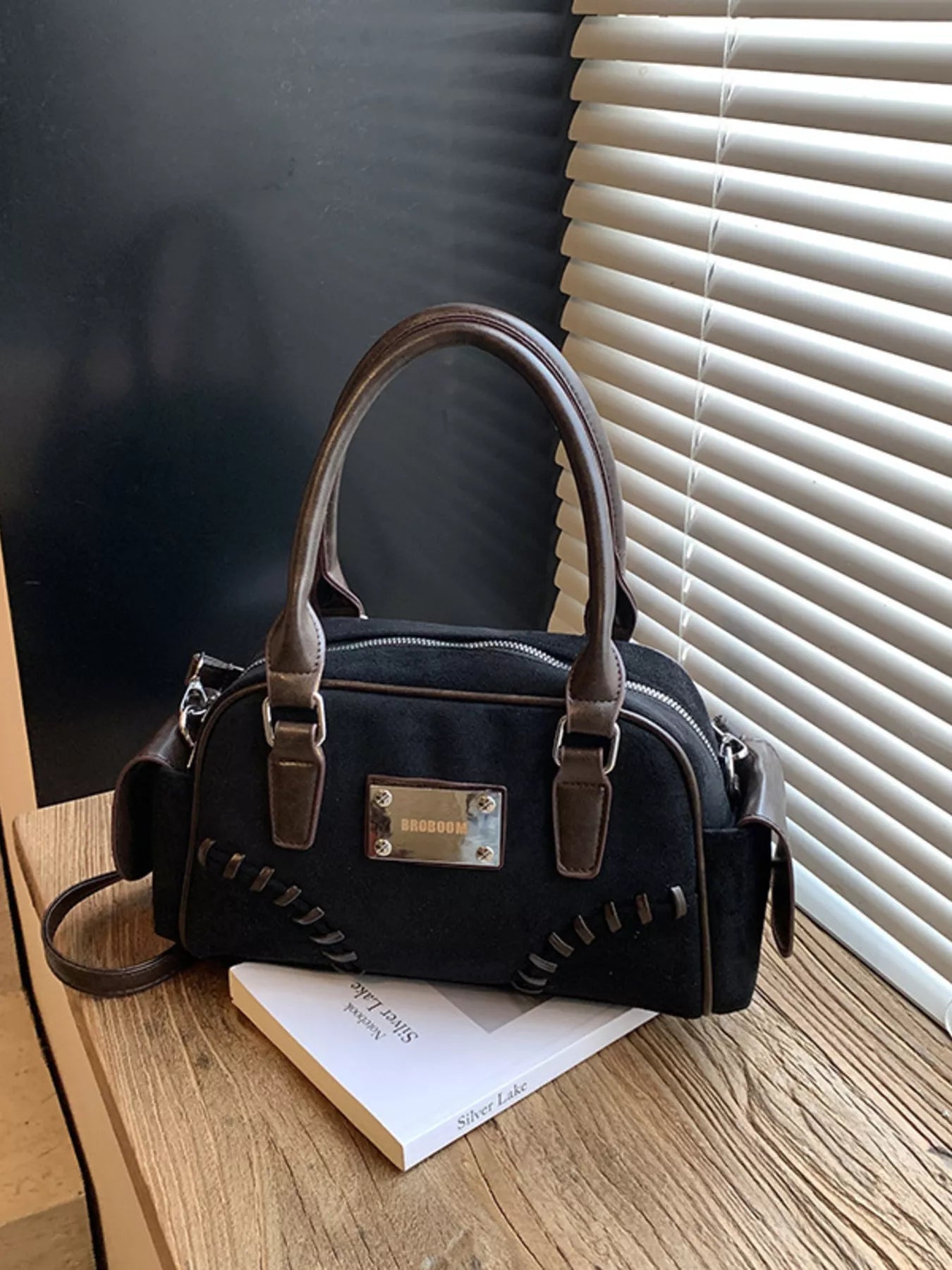 Vintage Top Handle Crossbody Bag