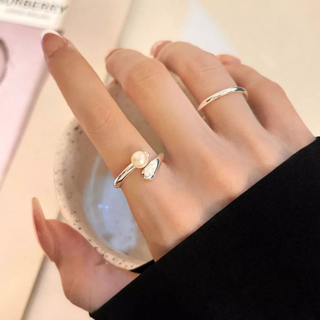 925 Sterling Silver Bypass Ring