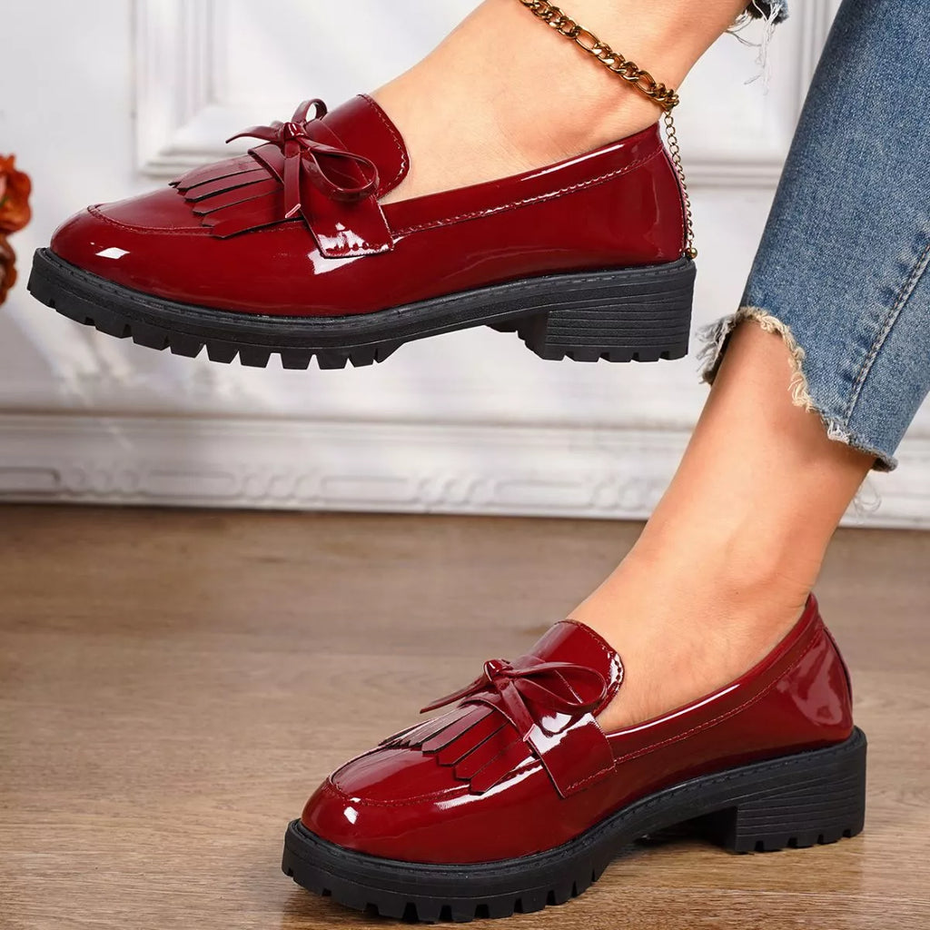 Round Toe Slip-Ons