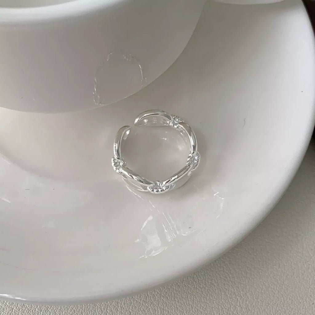 925 Sterling Silver Pig's Snout Ring