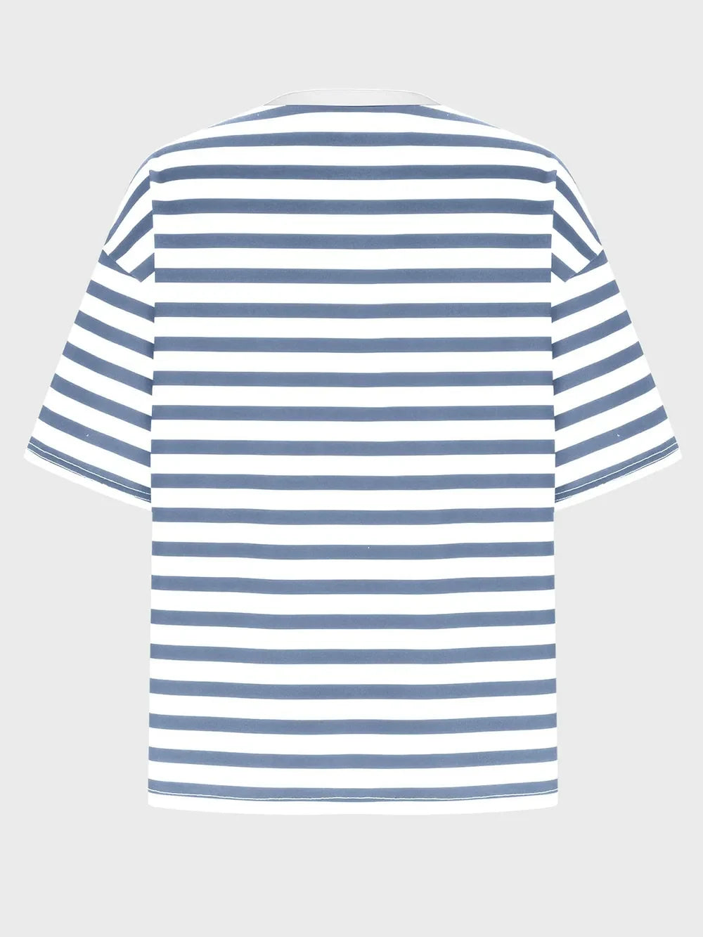 Striped Round Neck Half Sleeve T-Shirt