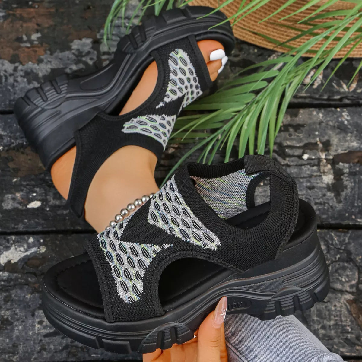 Open Toe Platform Sandals