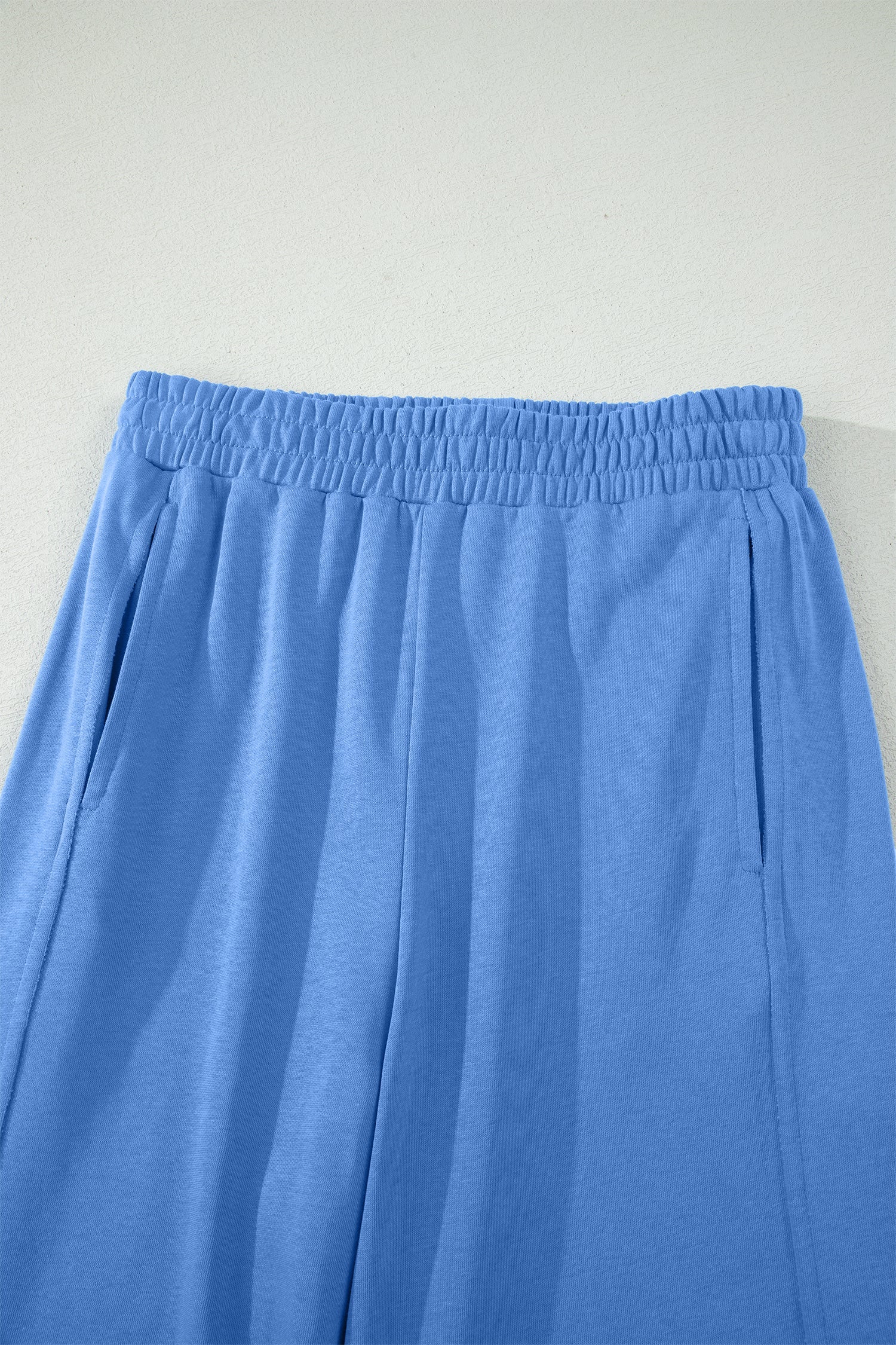 Solid Color Oversize Tee & Wide Leg Pants Set