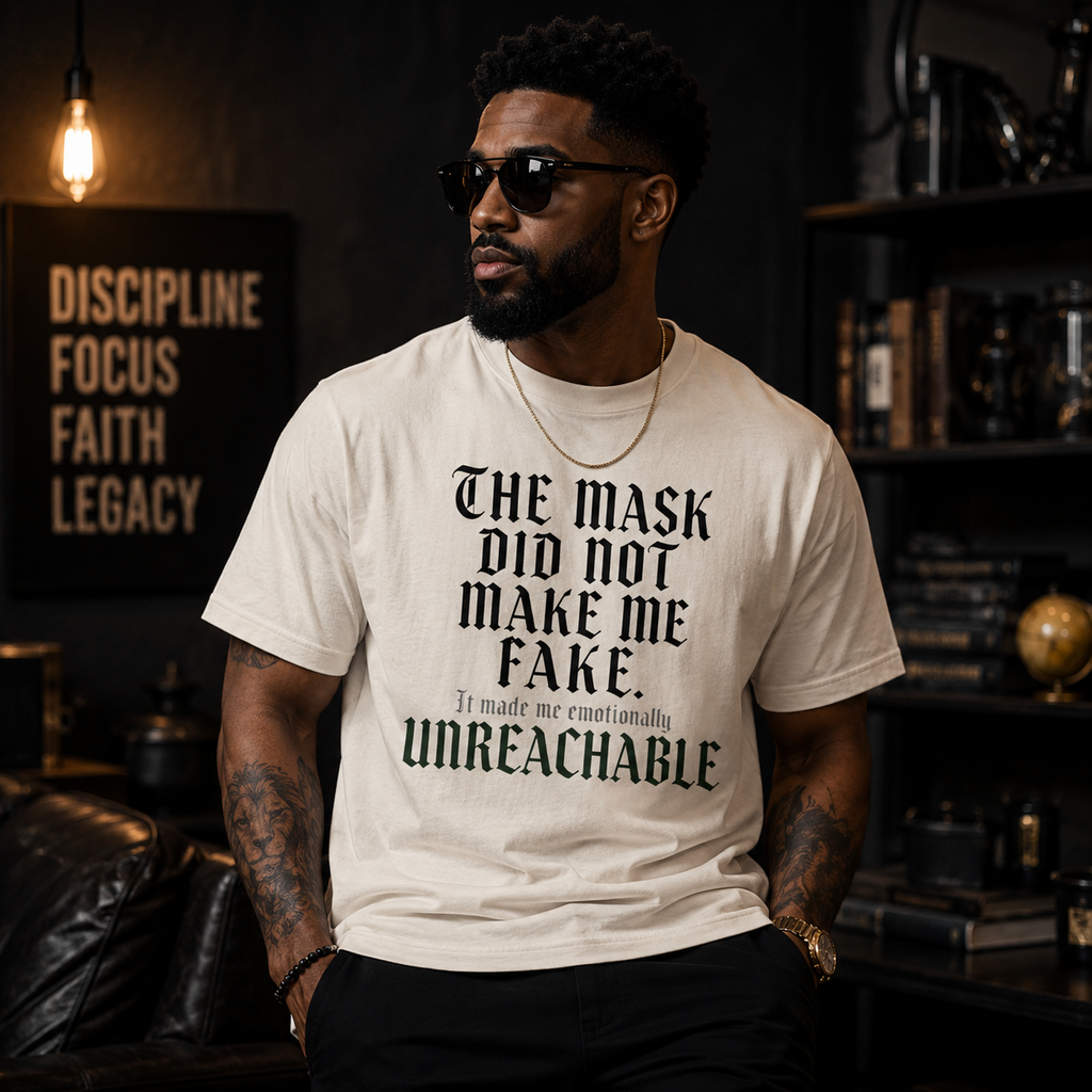 The Mask Did Not Make Me Fake — Oversized Boxy Tee