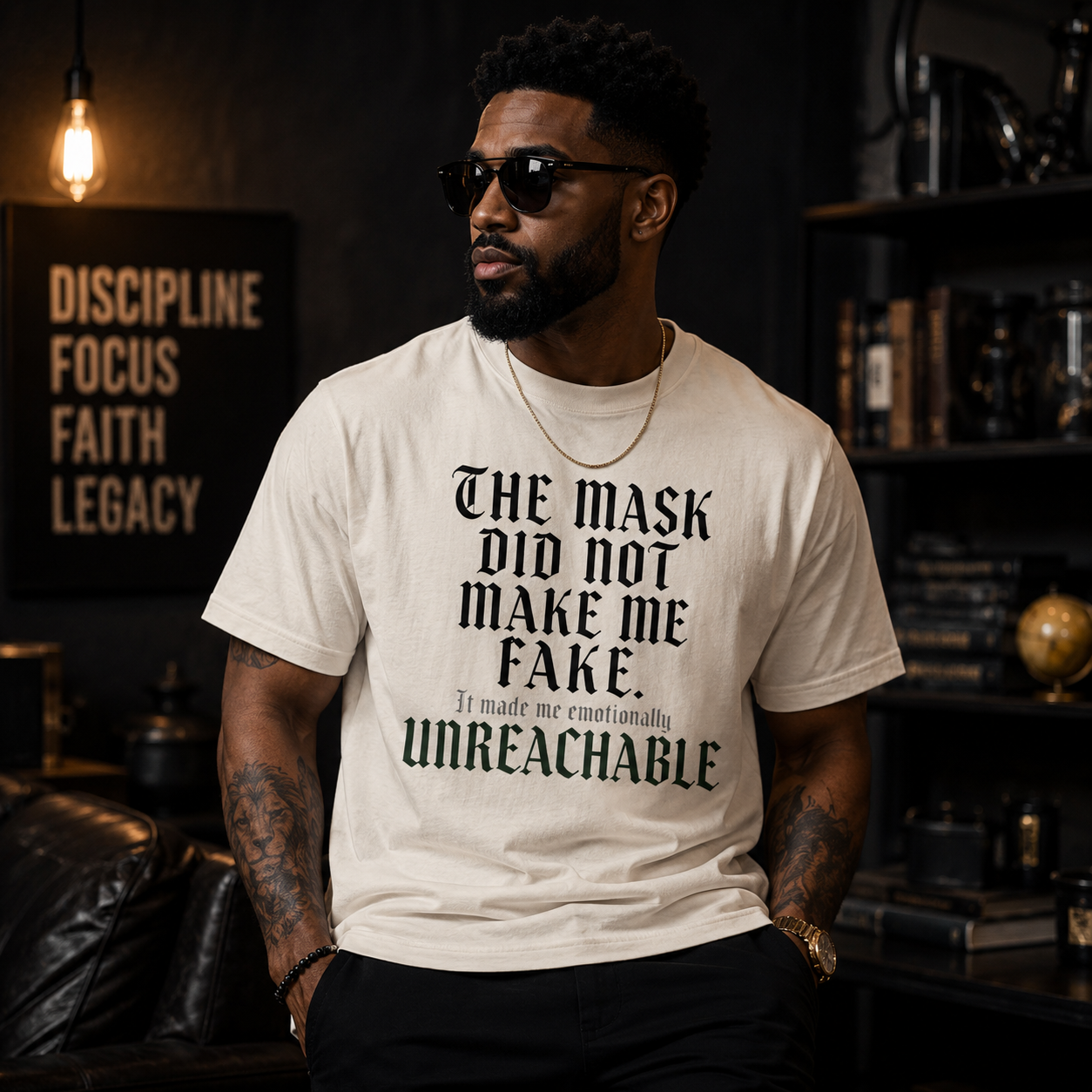 The Mask Did Not Make Me Fake — Oversized Boxy Tee