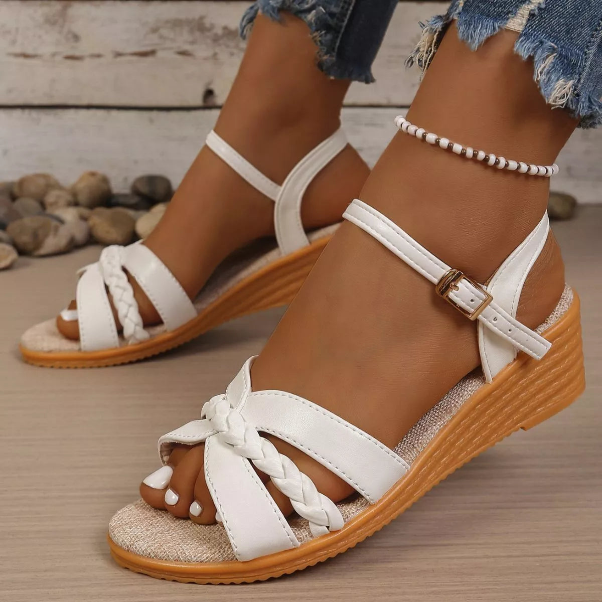 Open Toe Wedge Sandals