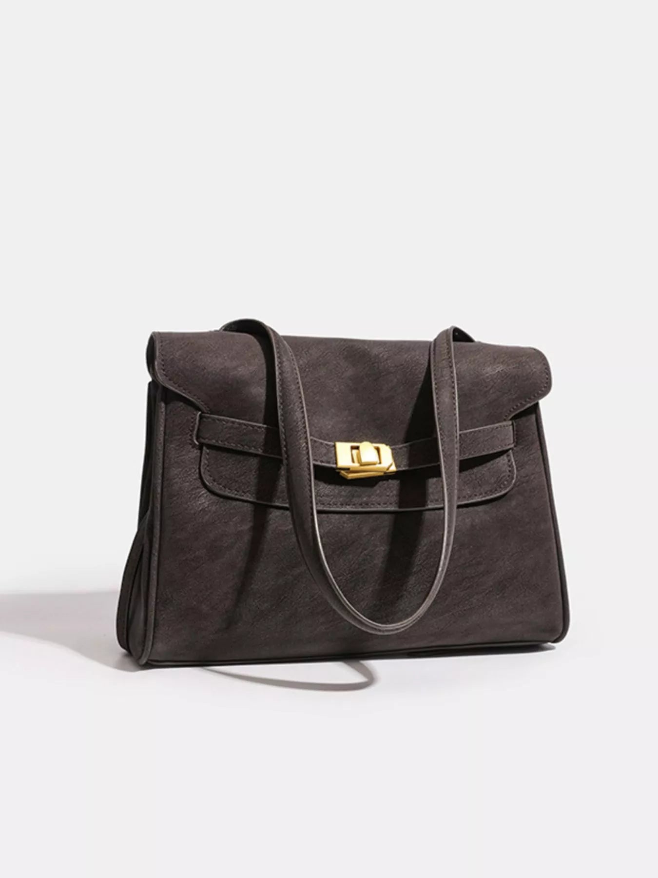 Buckle Closure Shoulder Bag