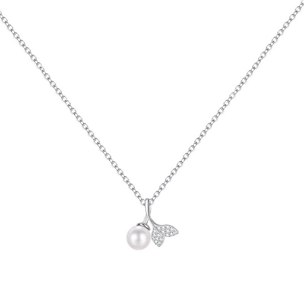 Pearl Mermaid Tail Pendant Necklace