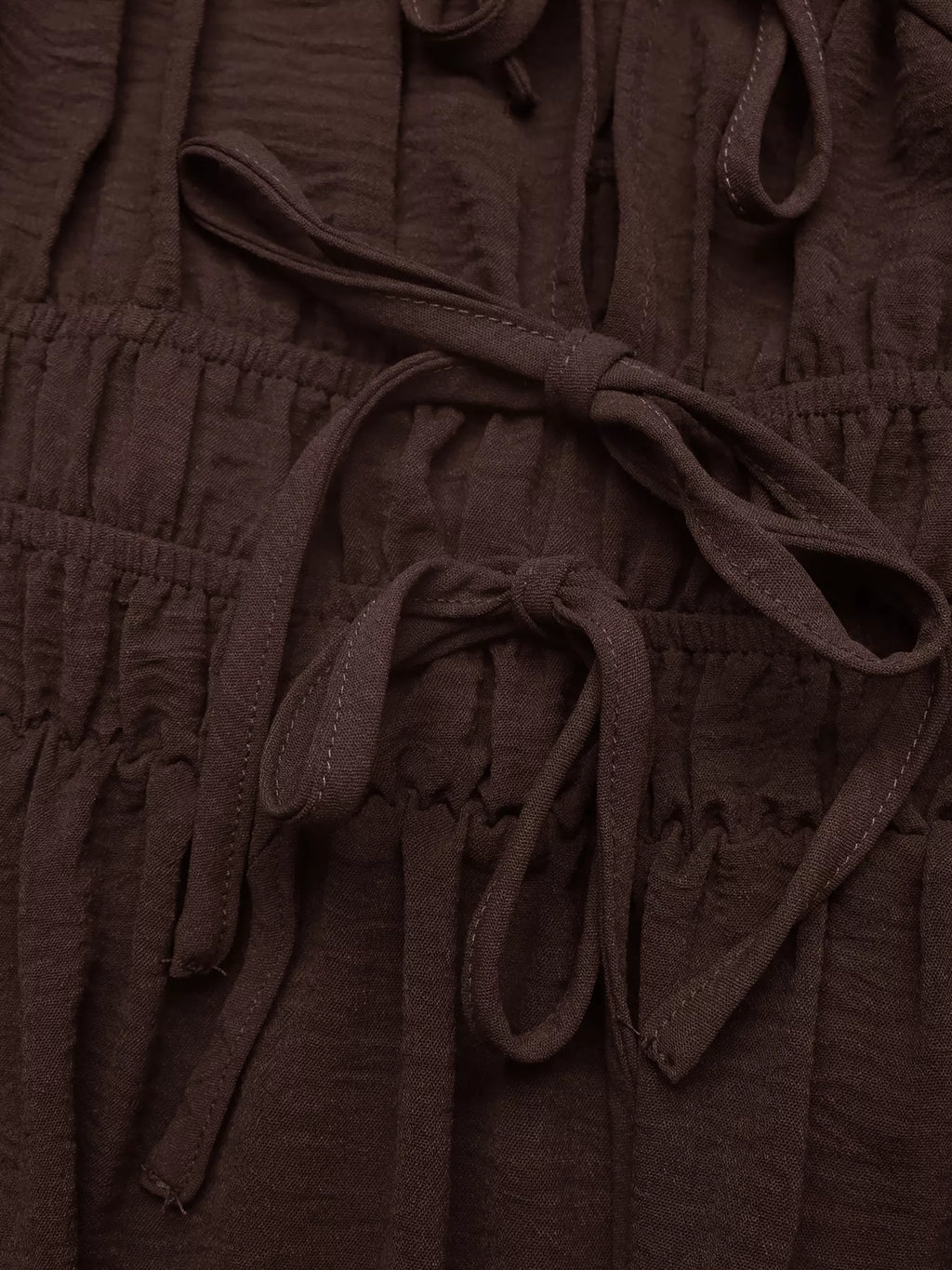 Tie-Front A-Line Dress