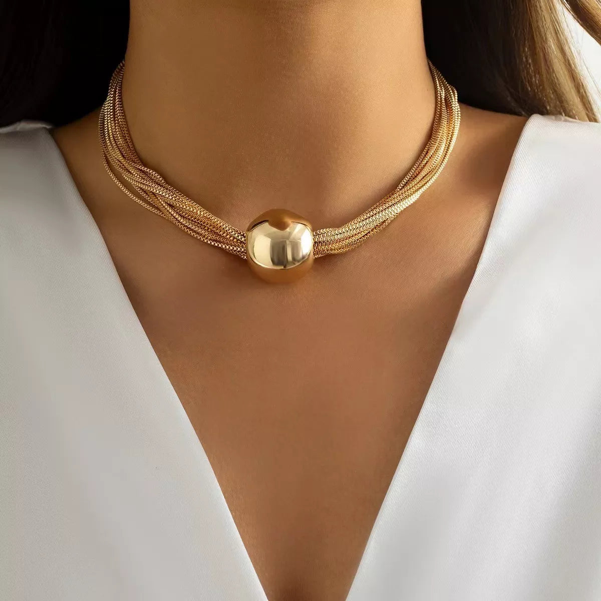 Multi Layered Adjustable Necklace