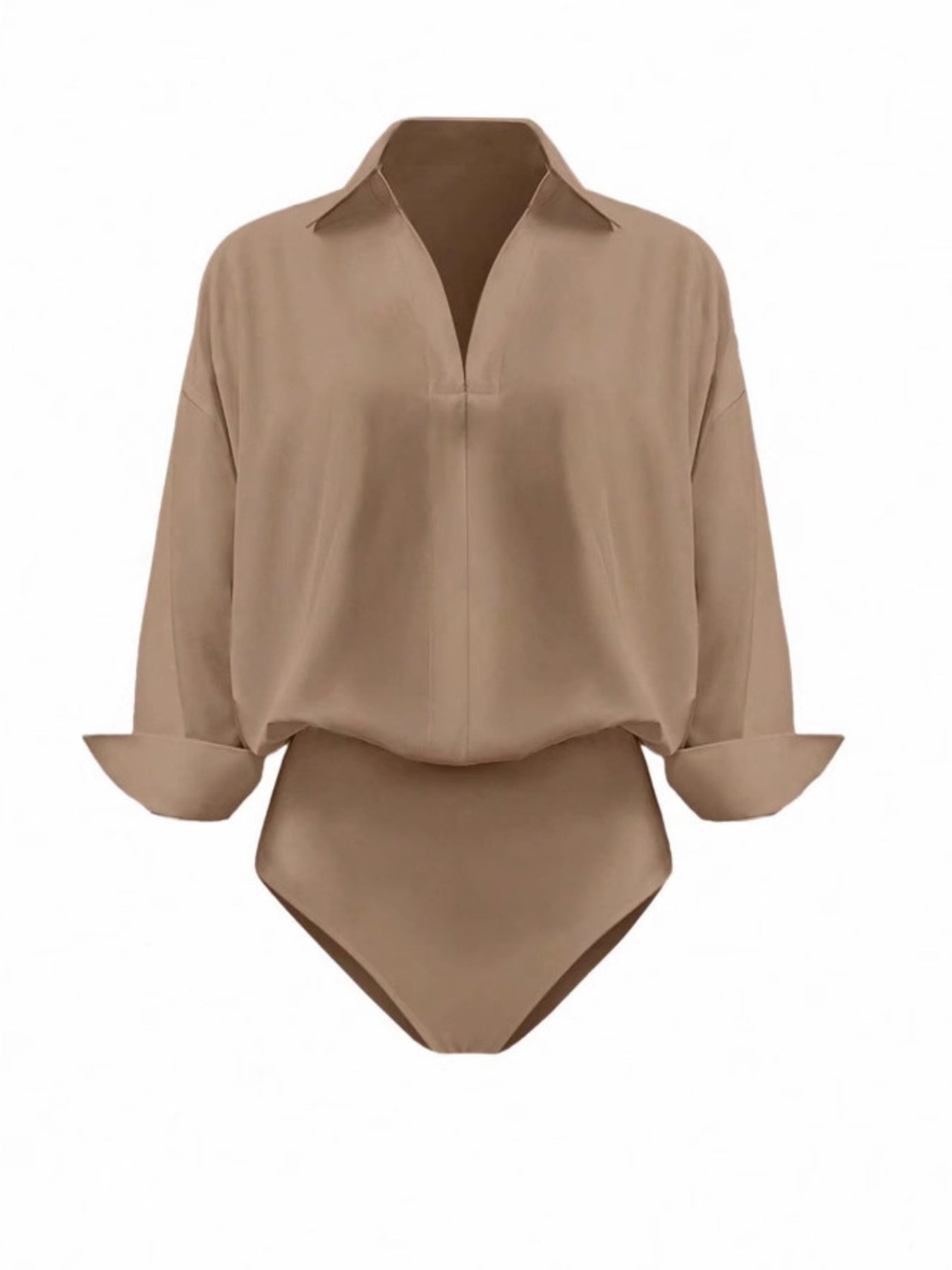 Button-Down Long Sleeve Bodysuit