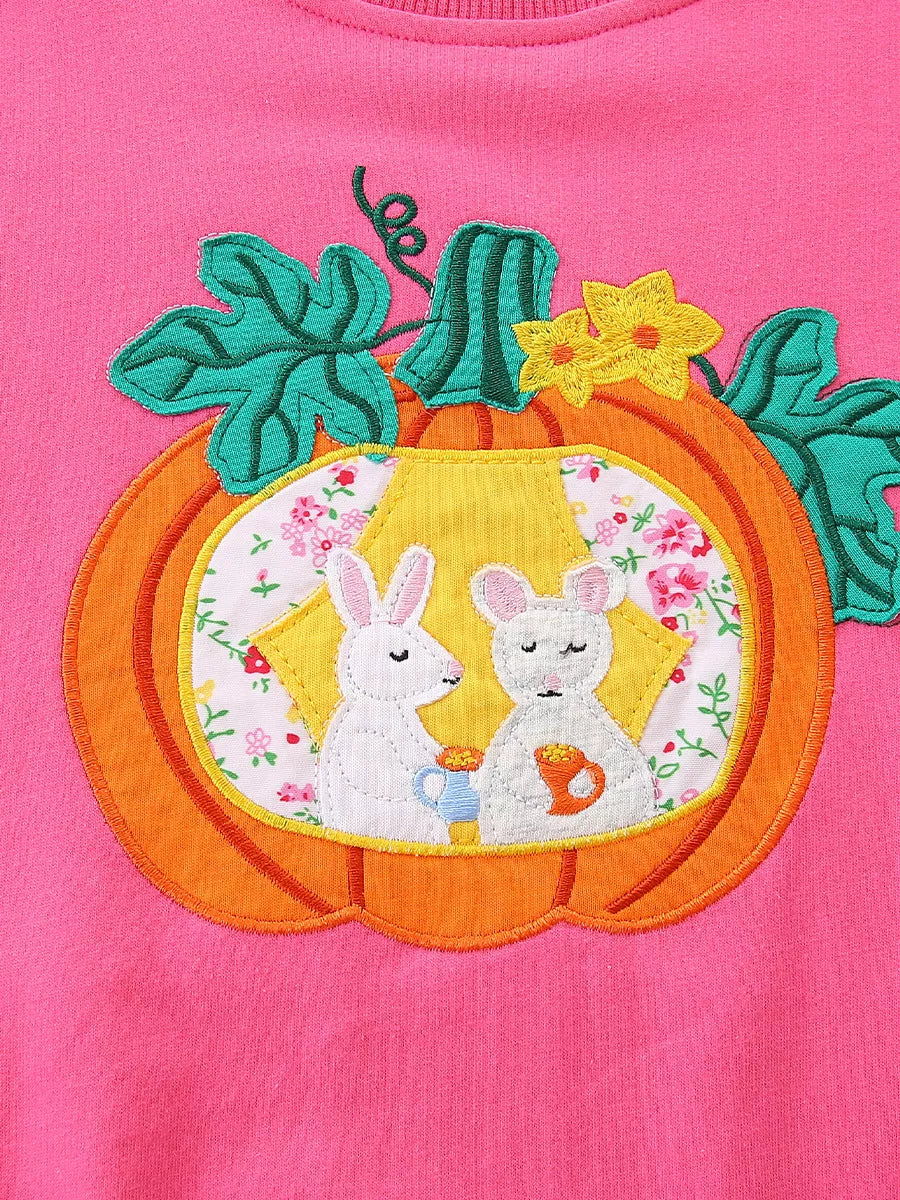 Children's Pumpkin Patch Applique Sweatshirt