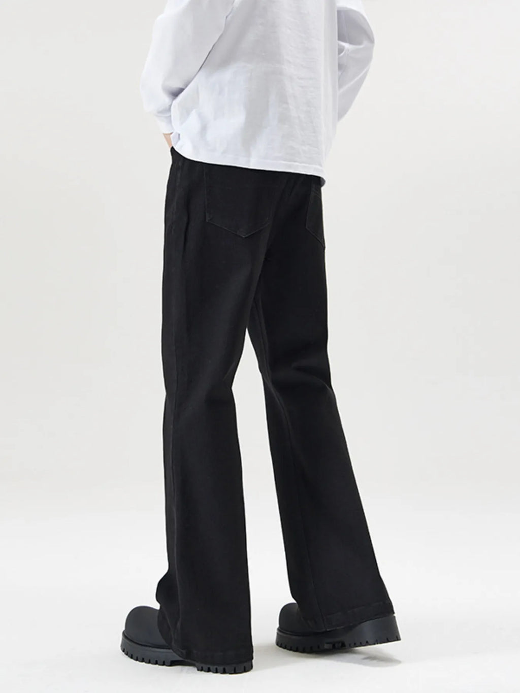 Men's Full Size Pocketed Bootcut Jeans Plus Size