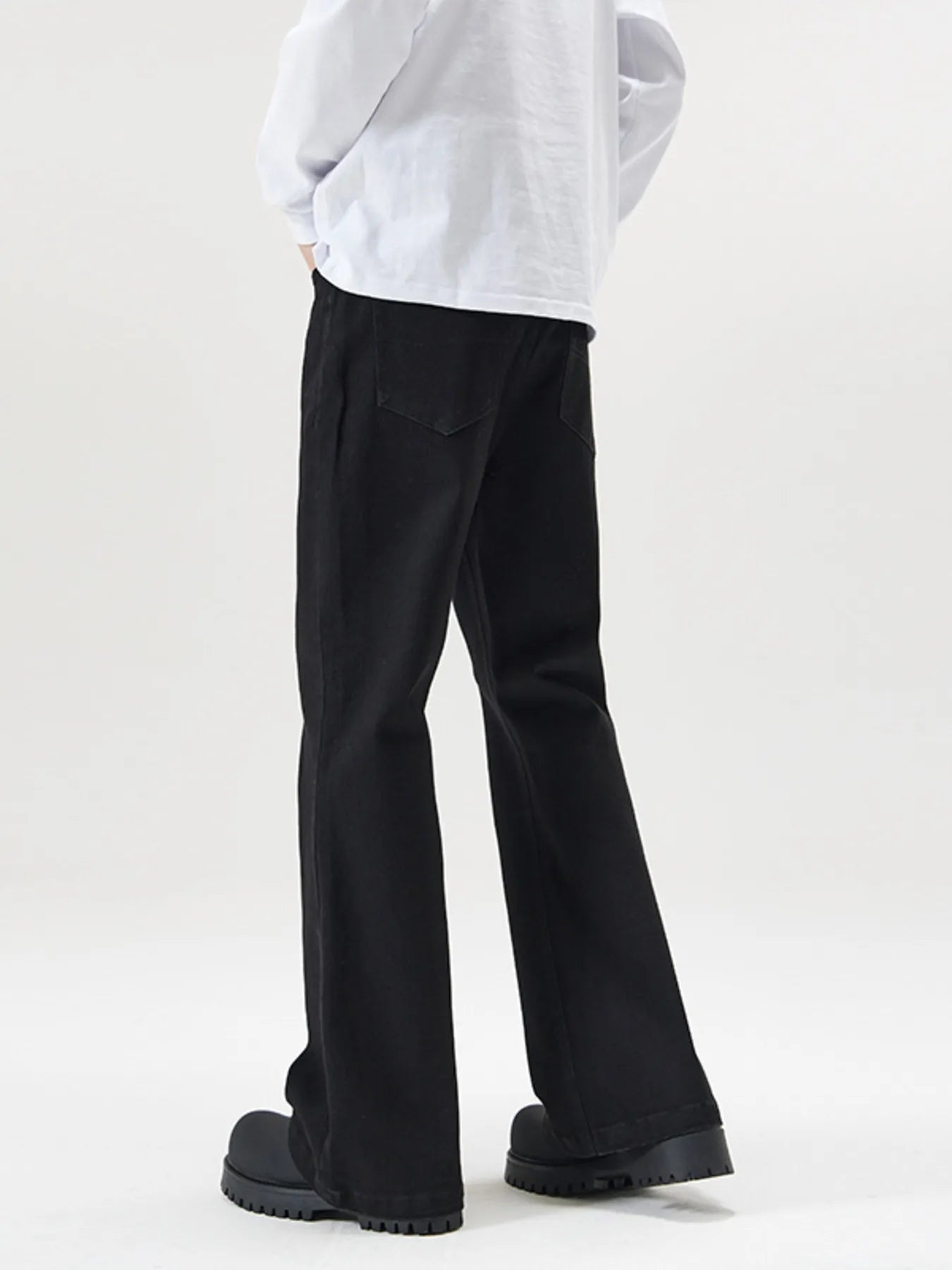 Men's Full Size Pocketed Bootcut Jeans Plus Size