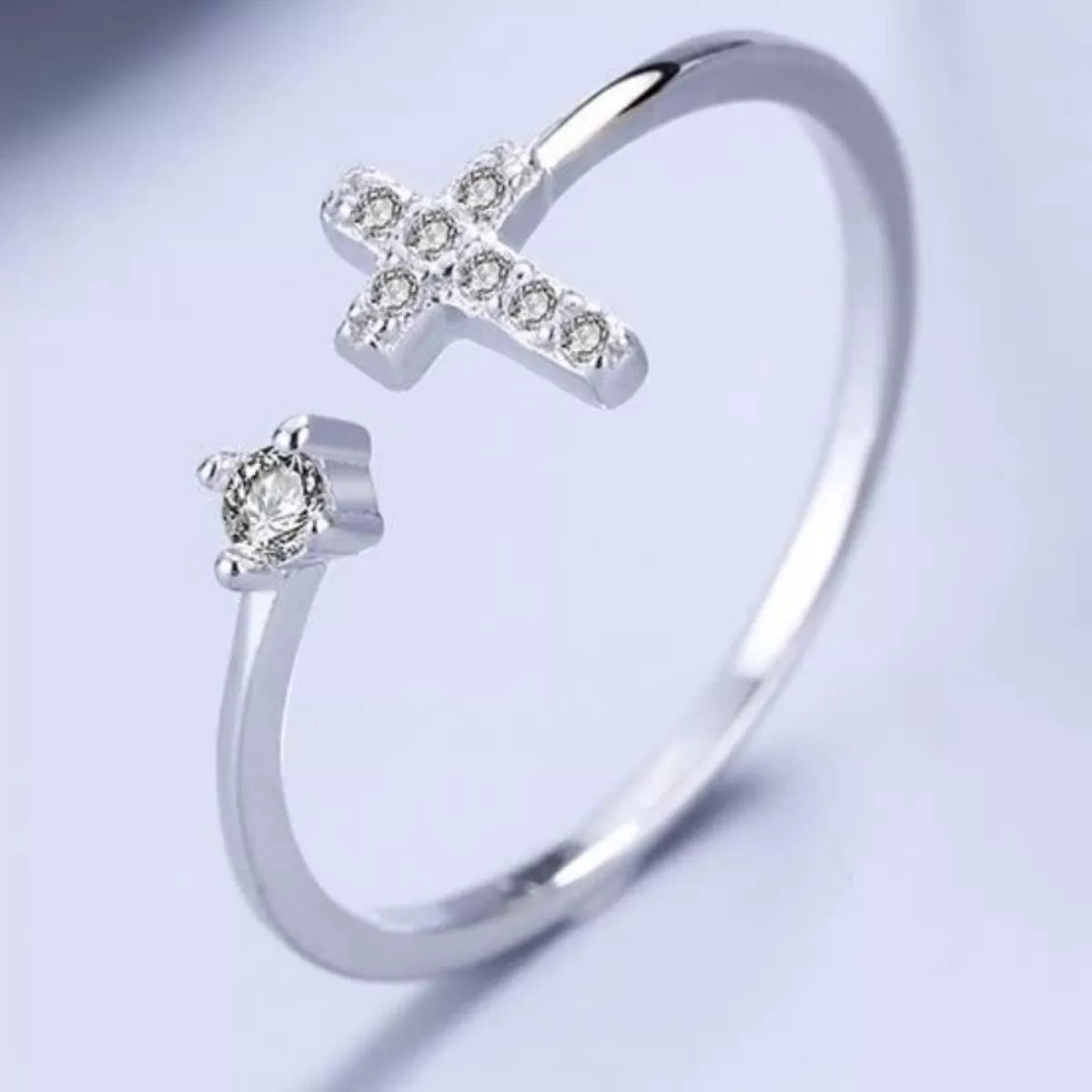 Adjustable Open Cross Ring