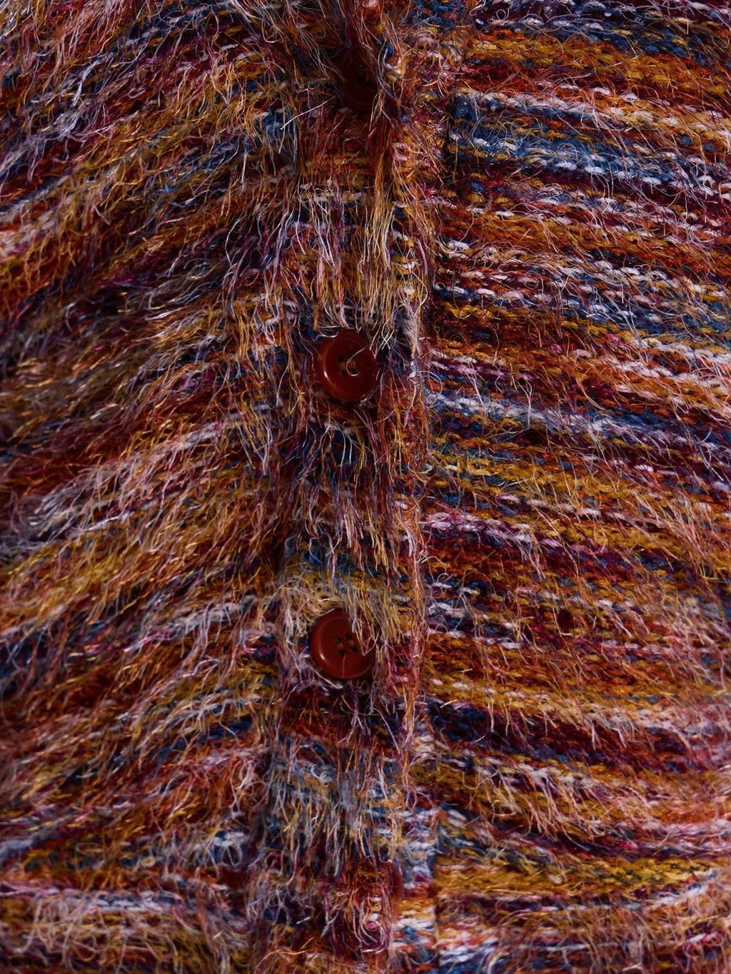 Textured Knit Button-Down Cardigan
