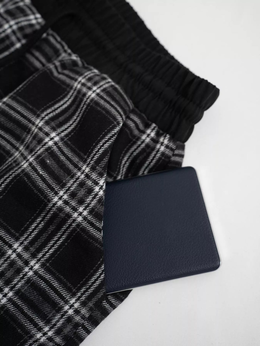 Relaxed Fit Plaid Pants