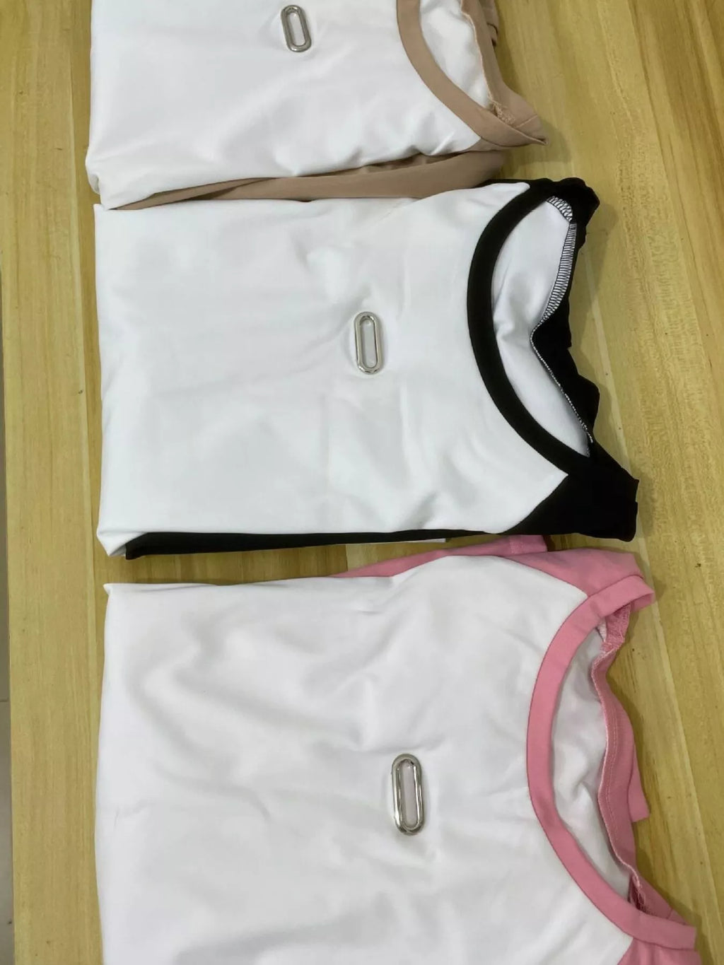 Contrast Short Sleeve Tee and Pants Set