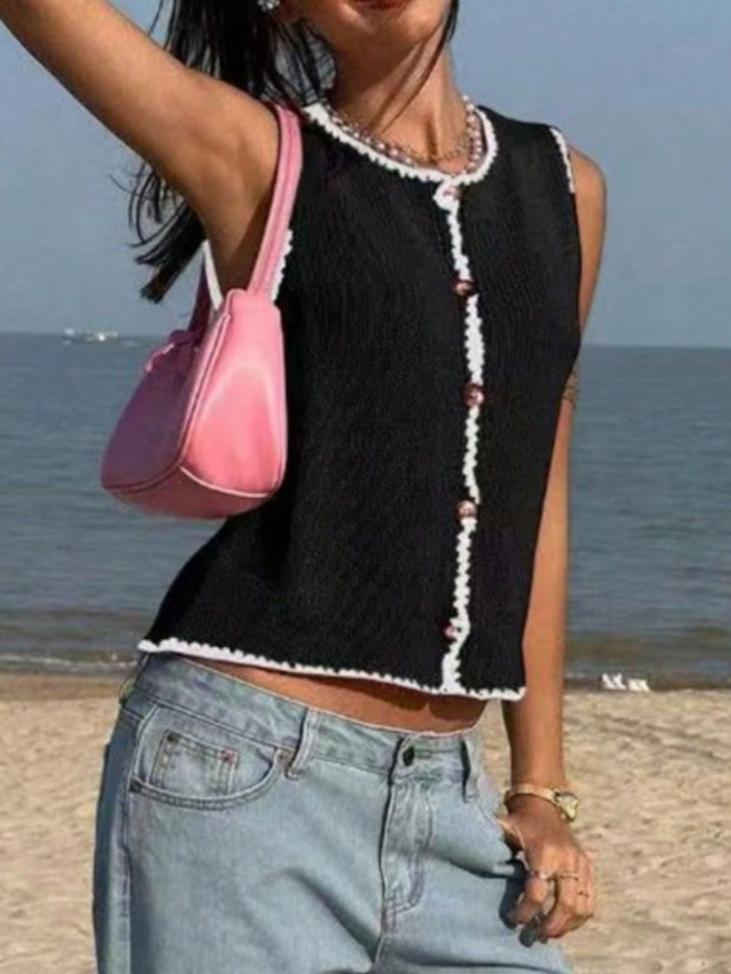 Button-Down Sweater Vest