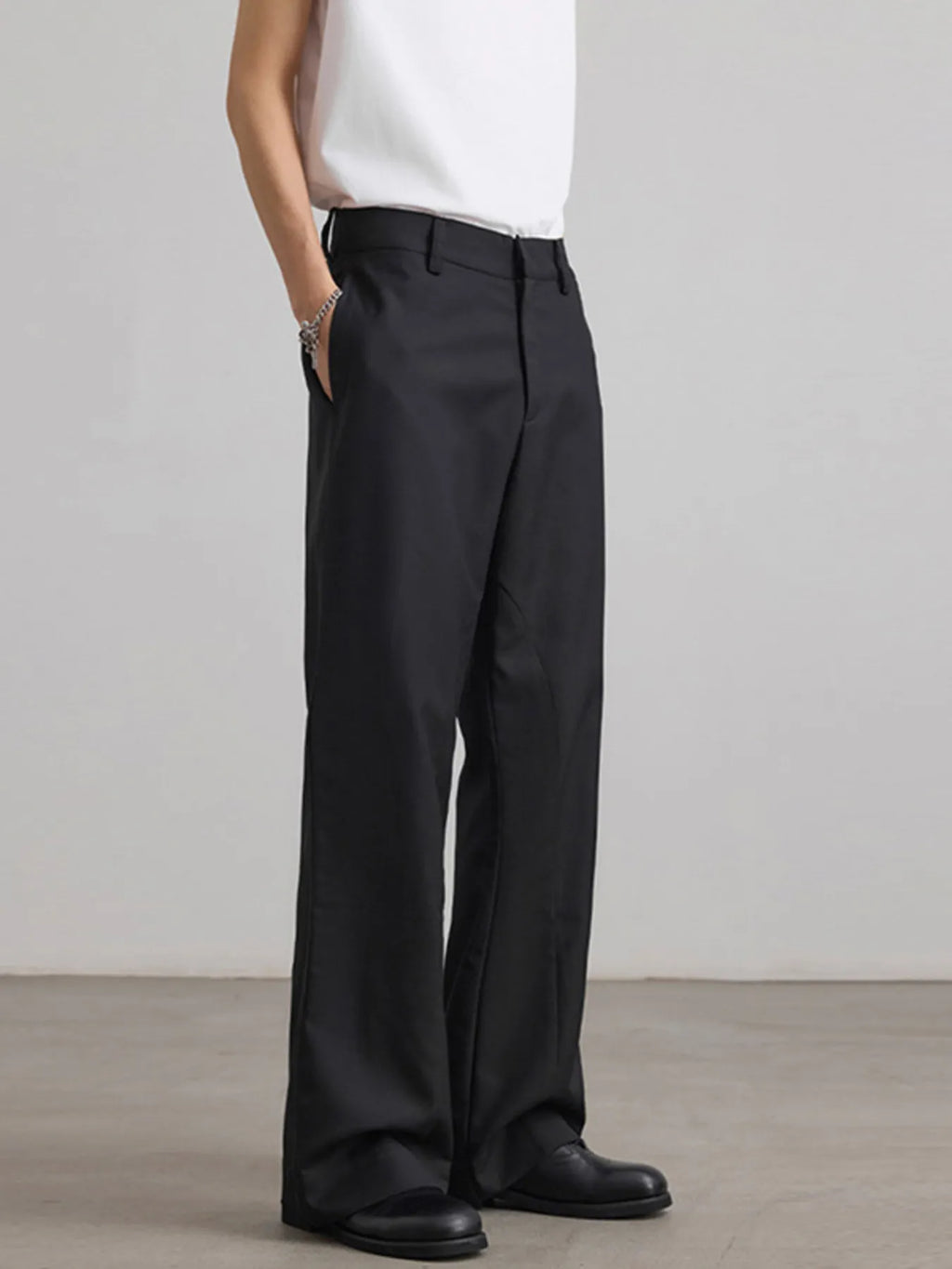 Men's Classic Wide-Leg Pants
