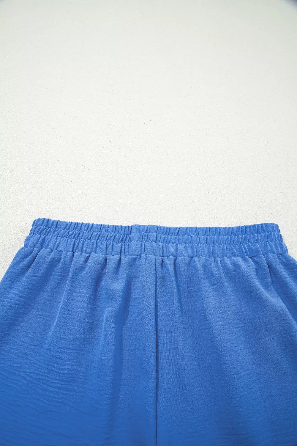 Casual Elastic Waist Flowy Shorts