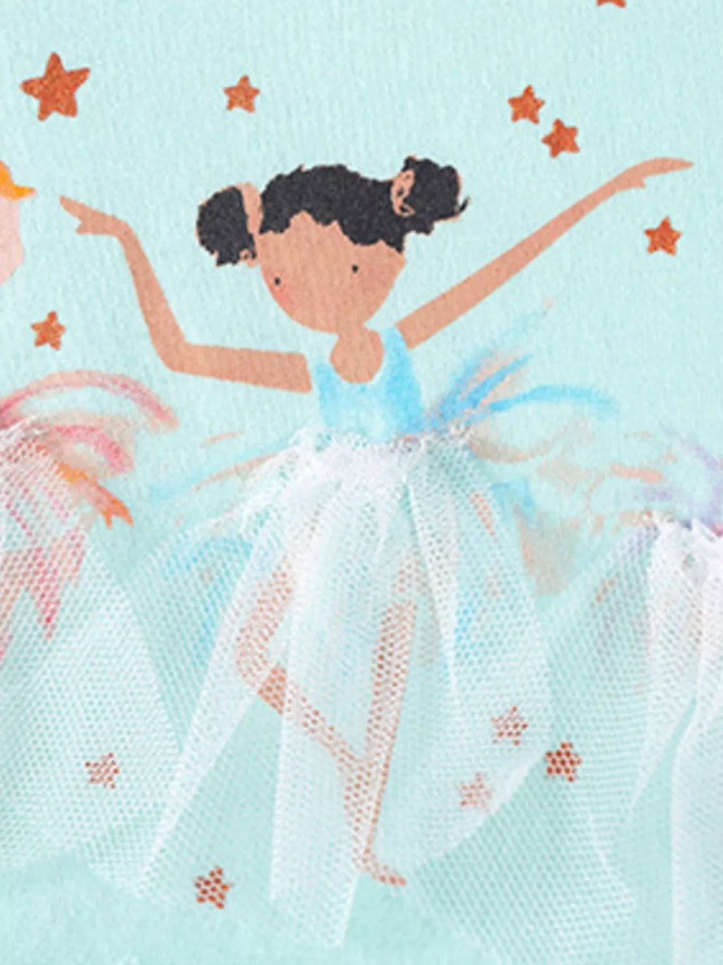 Children's Ballerina Round Neck Tulle Dress