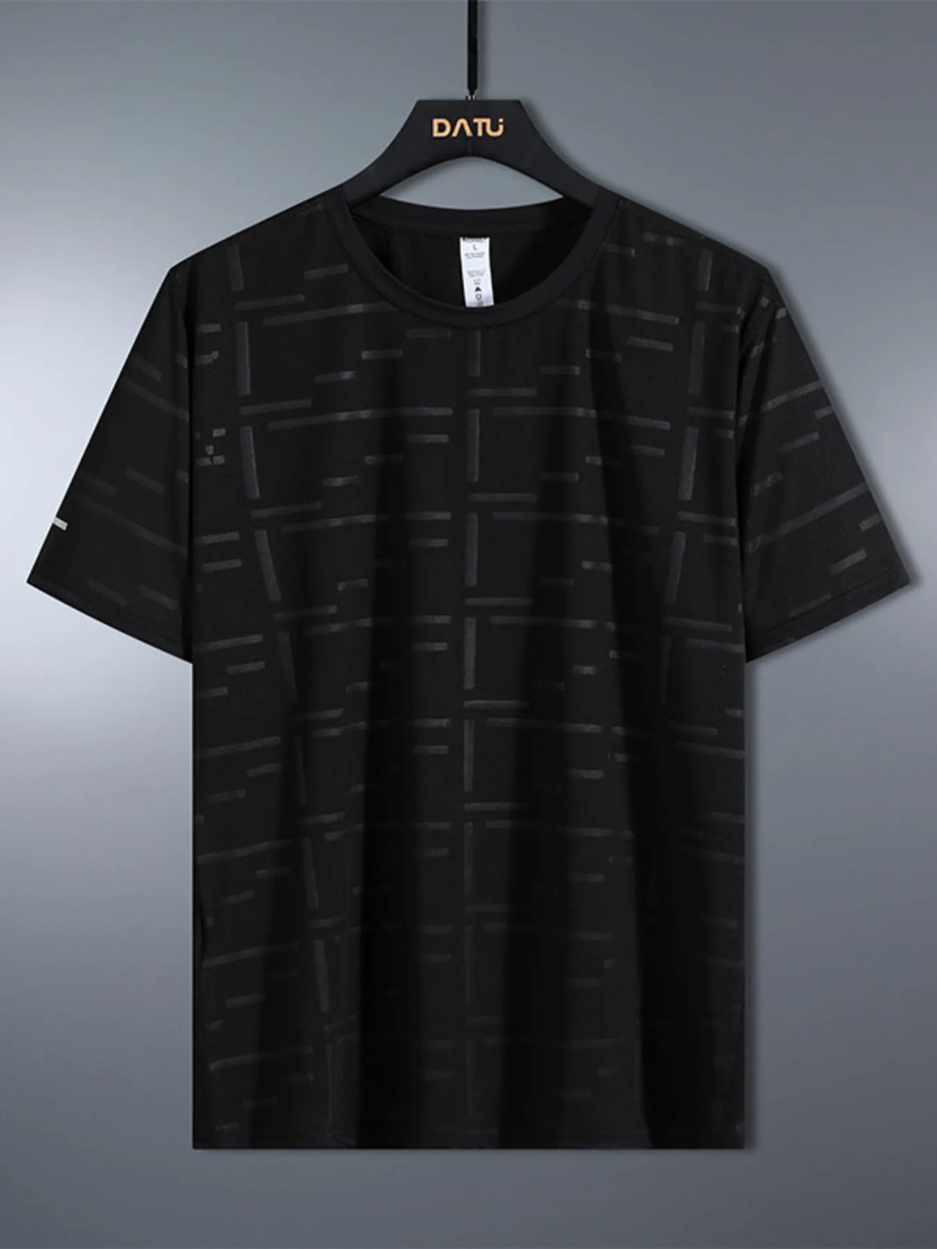 Men's Plus Size Round Neck Short Sleeve T-Shirt