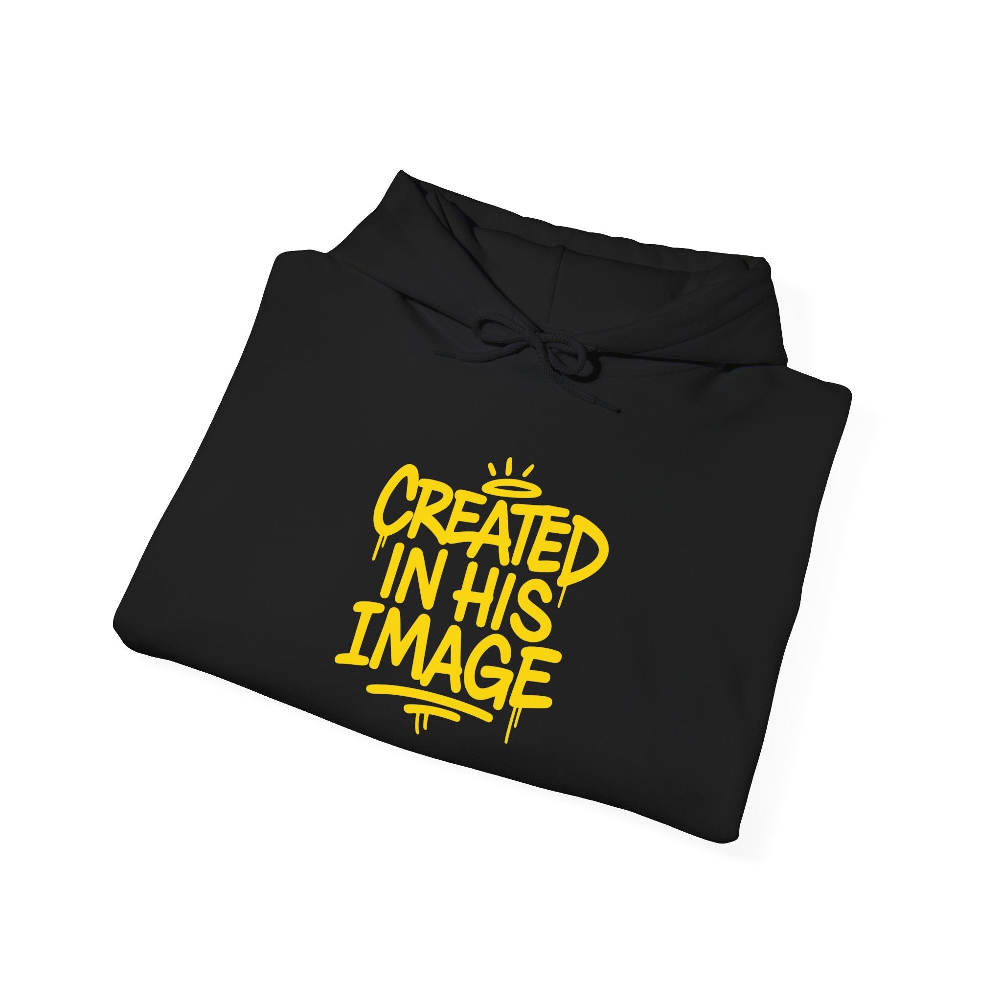 Created In His Image Hoodie — Genesis 1:27 Inspirational Pullover