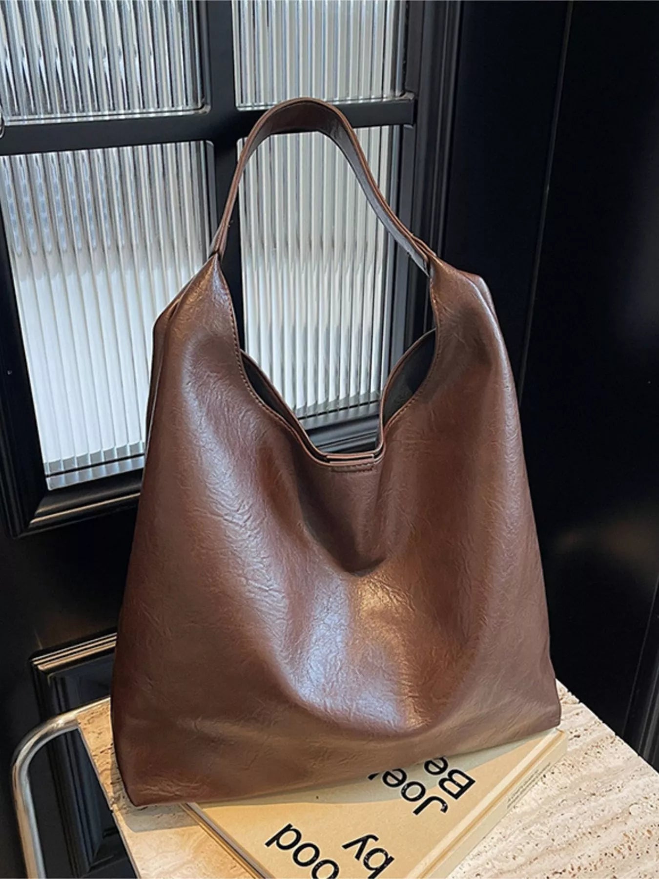 PU Leather Tote Bag