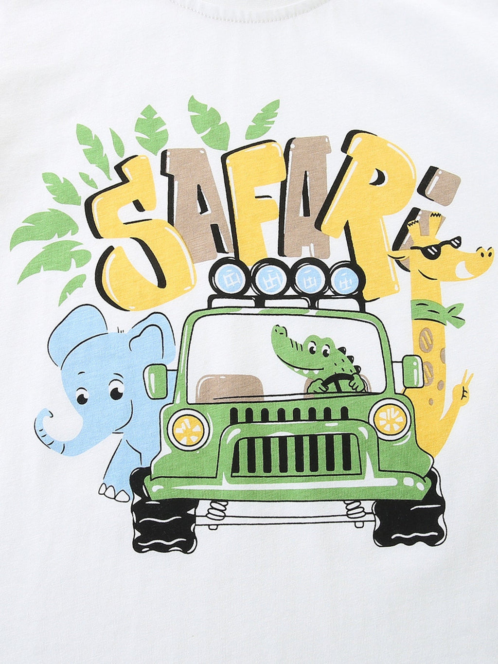 Children's Animal Graphic Round Neck Tee