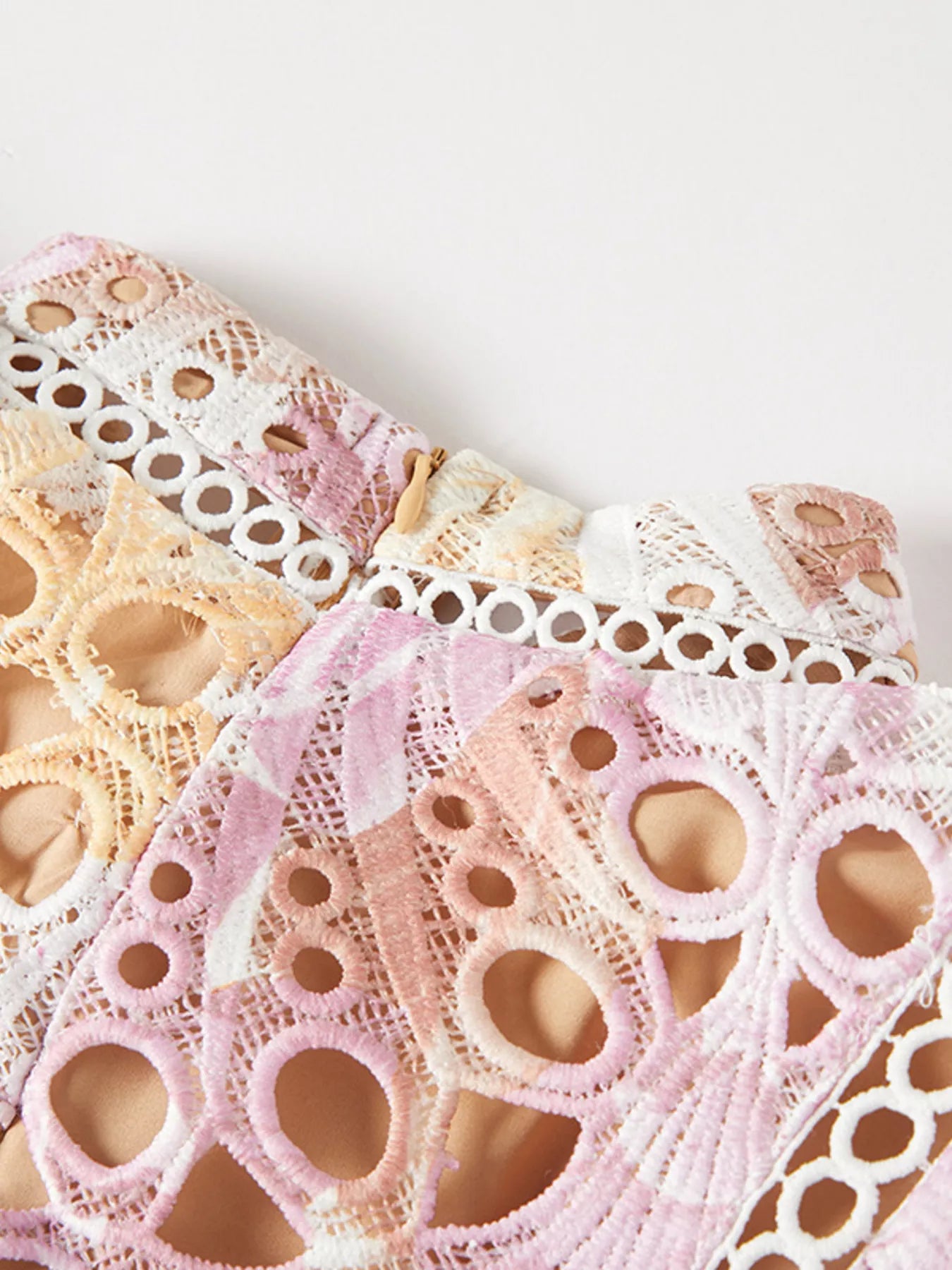Floral Lace Detail Maxi Dress