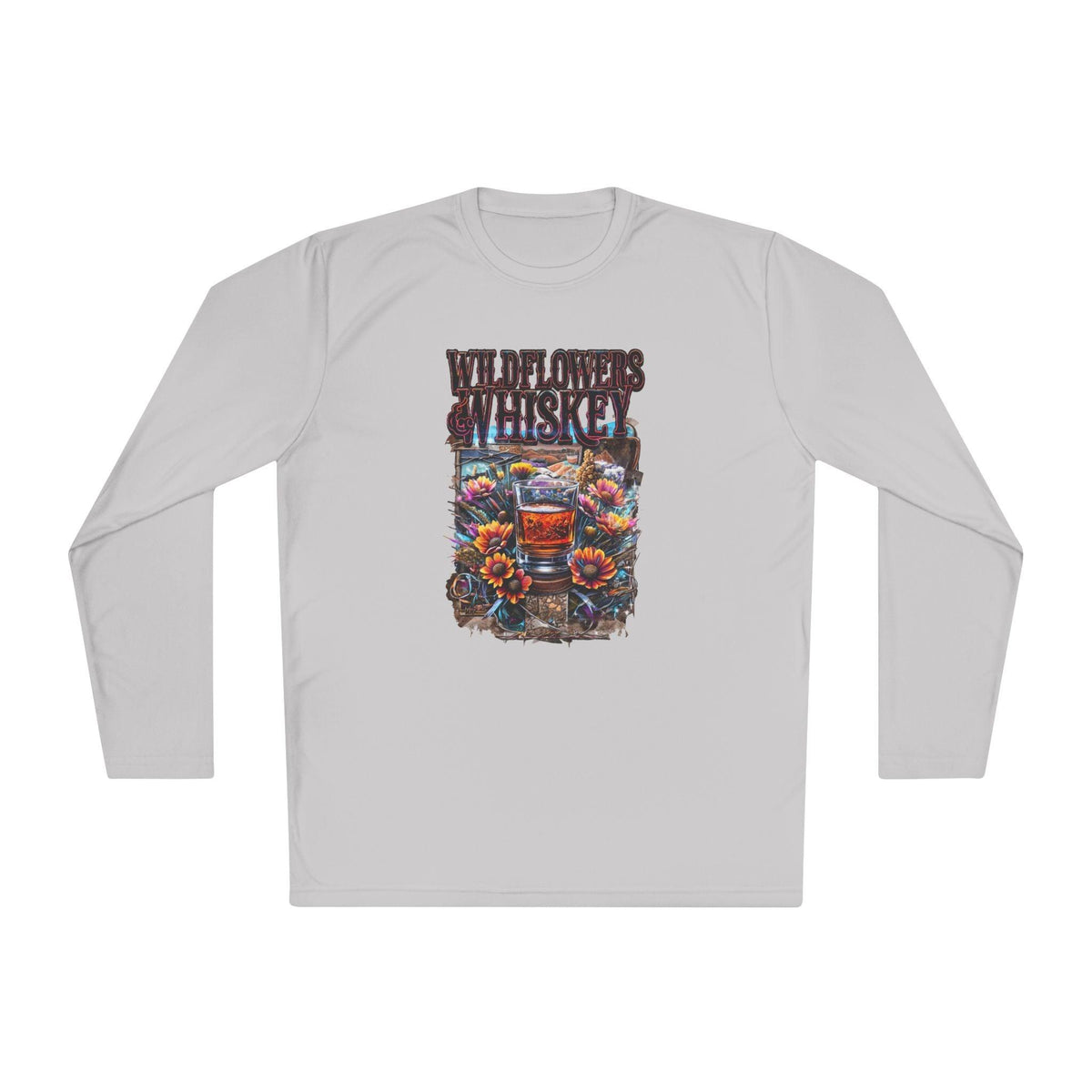 Wildflowers and Whiskey Lightweight Long Sleeve Tee