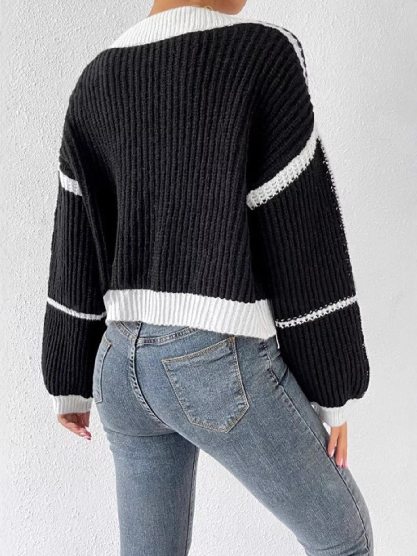 Open Front Long Sleeve Cardigan