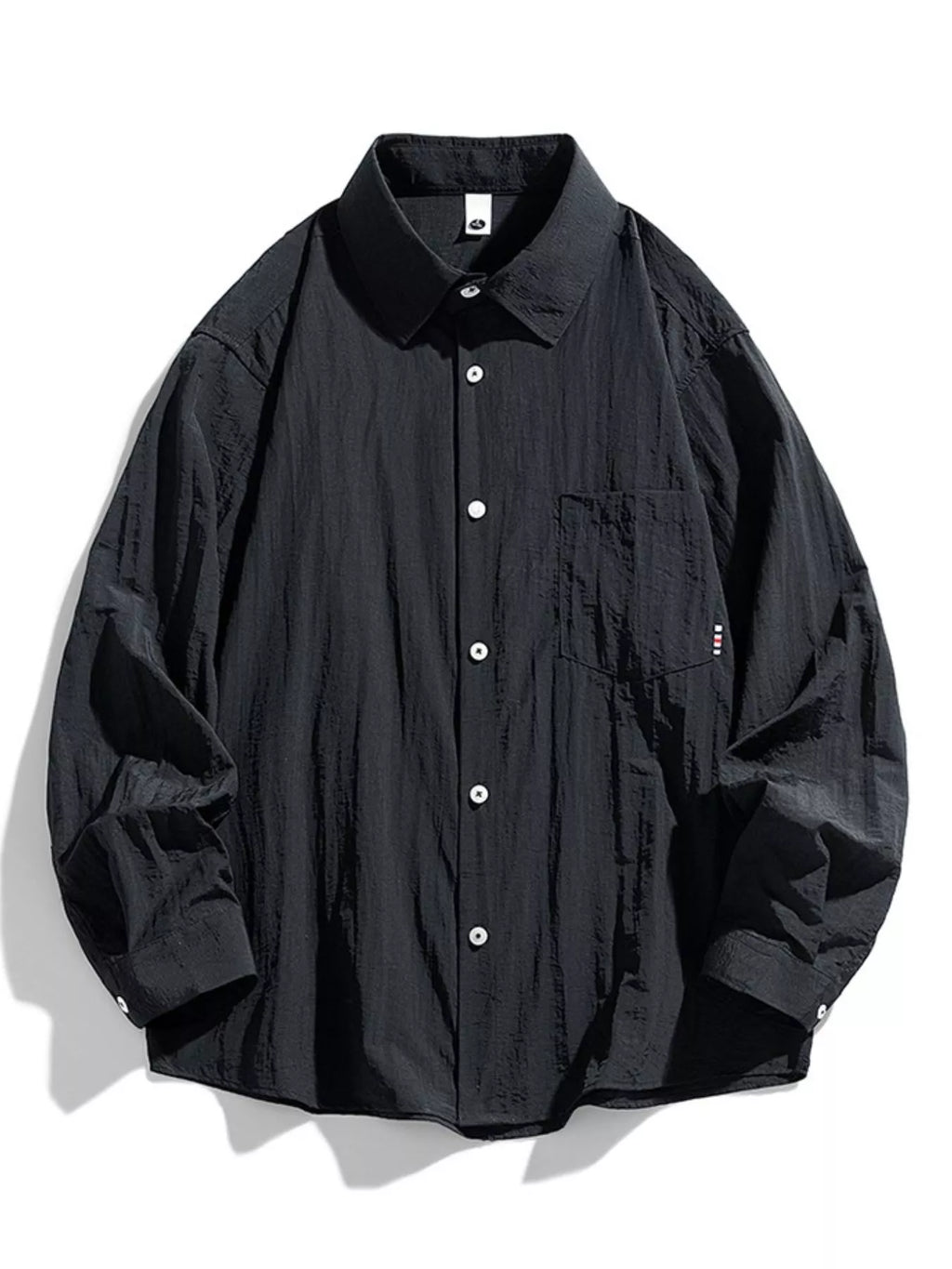 Men's Plus Size Lightweight Button-Down Shirt
