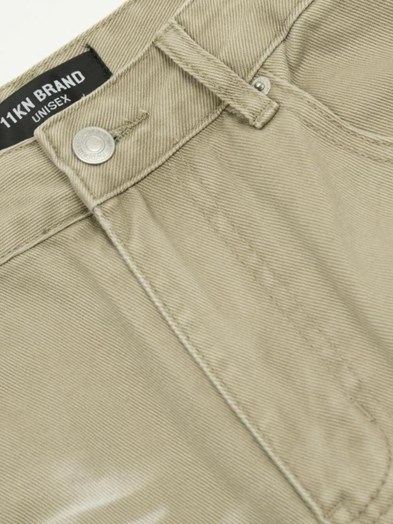 Men's Wide Leg Wash Jeans