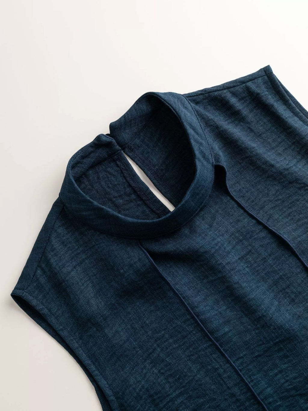 Mock Neck Sleeveless Top