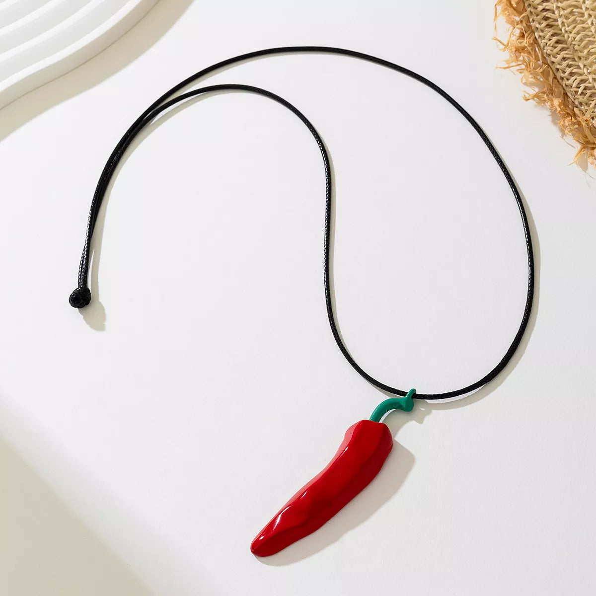 Chili Pepper Pendant Necklace
