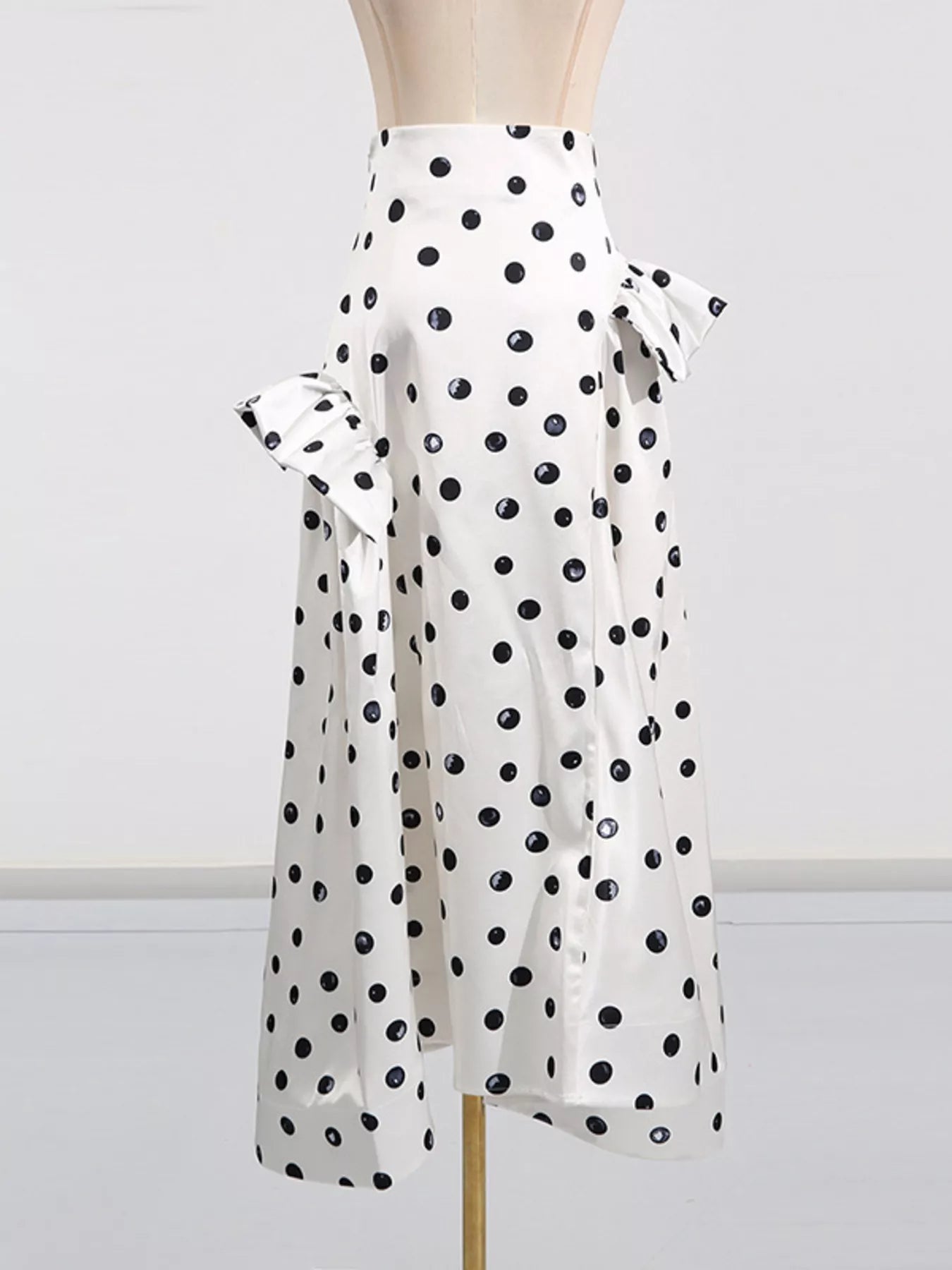 Polka Dot Ruffle Skirt