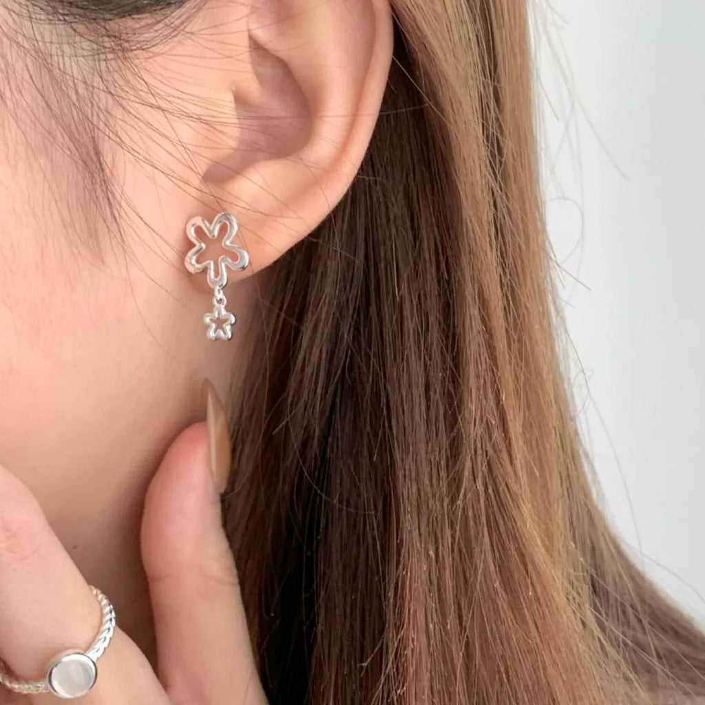 Flower Drop Earrings