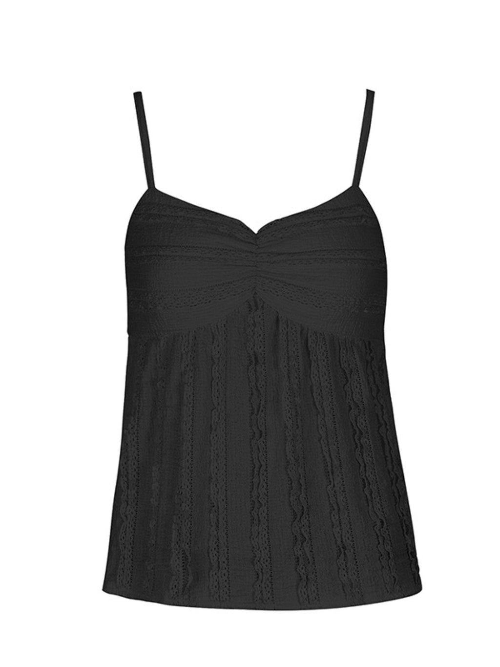 Textured Sweetheart Neck Cami