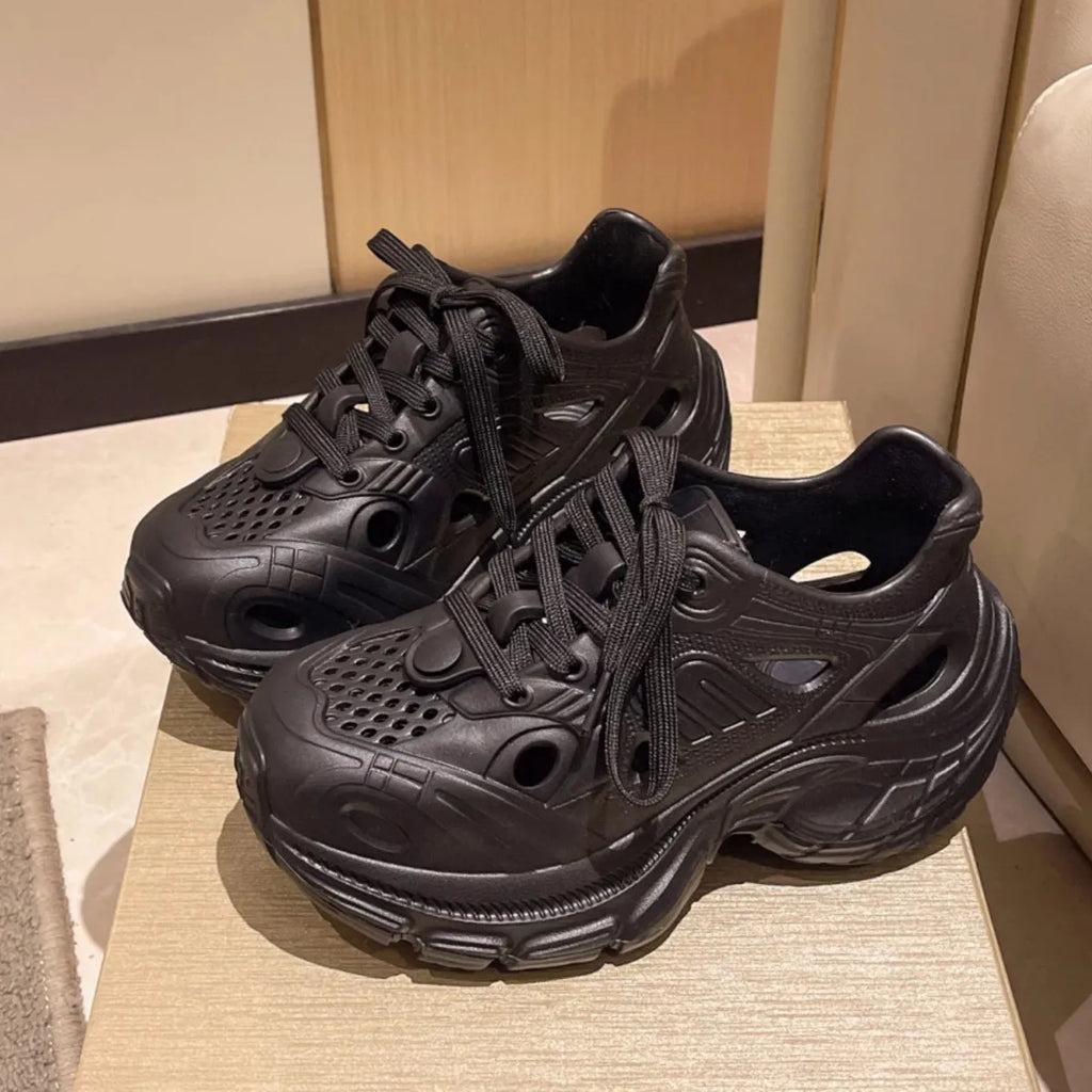 Lace Up Platform Sneakers