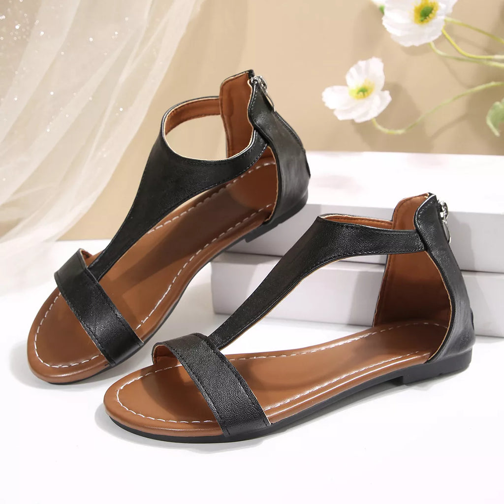 Open Toe Flats Sandals