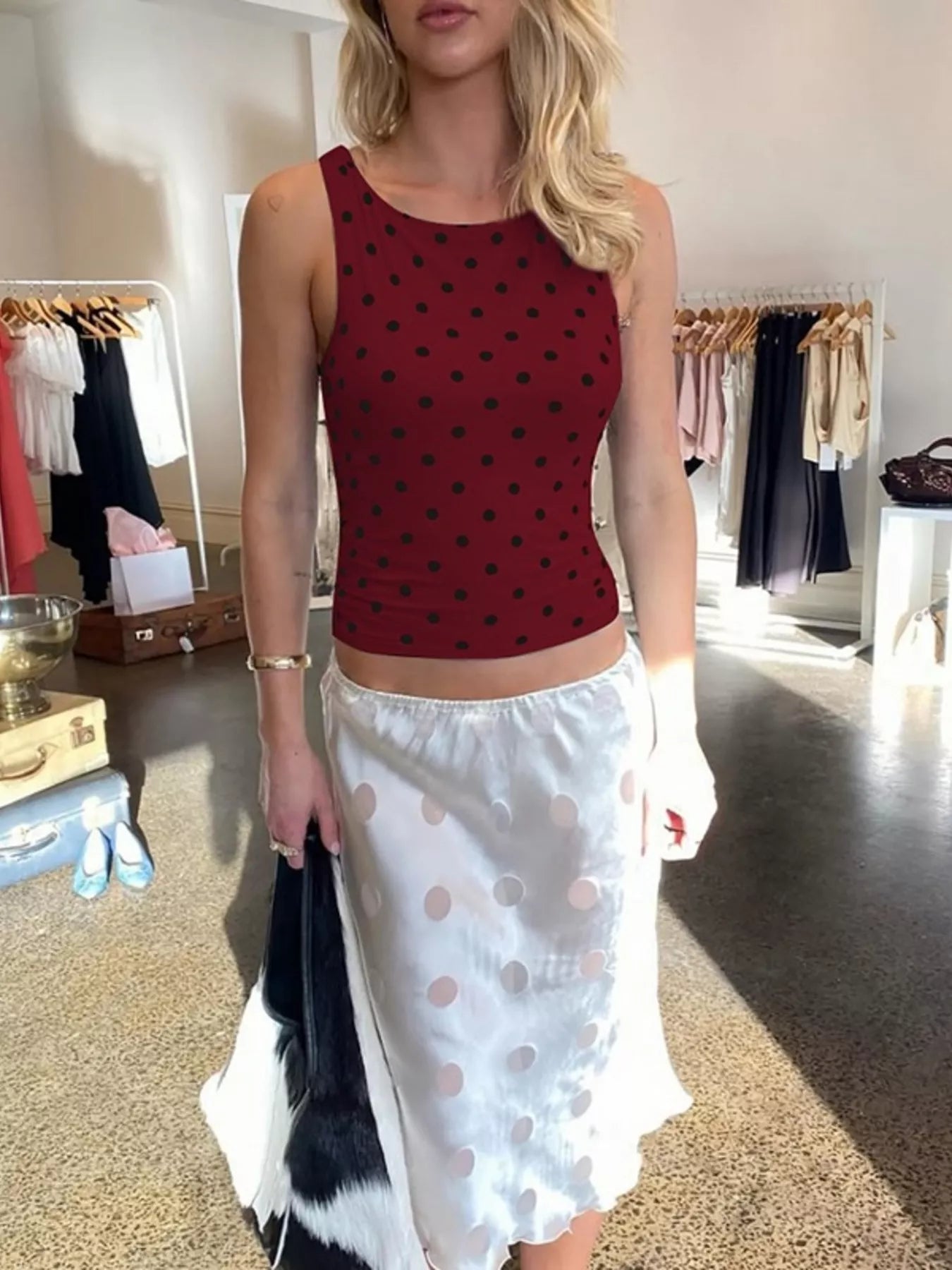 Polka Dot Tank Top