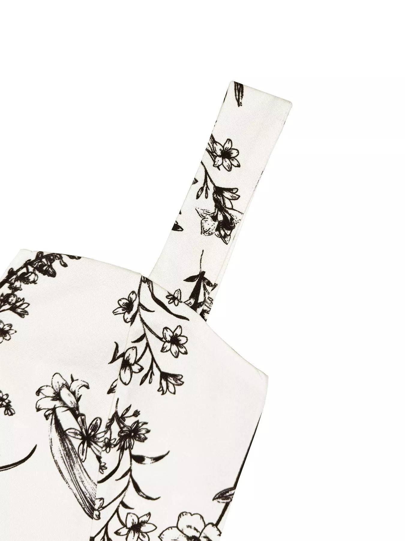 Floral Print Cami Top & Wide Leg Pants Set