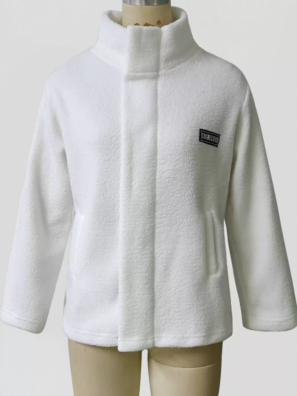 Sherpa Fleece Zip Up Outerwear