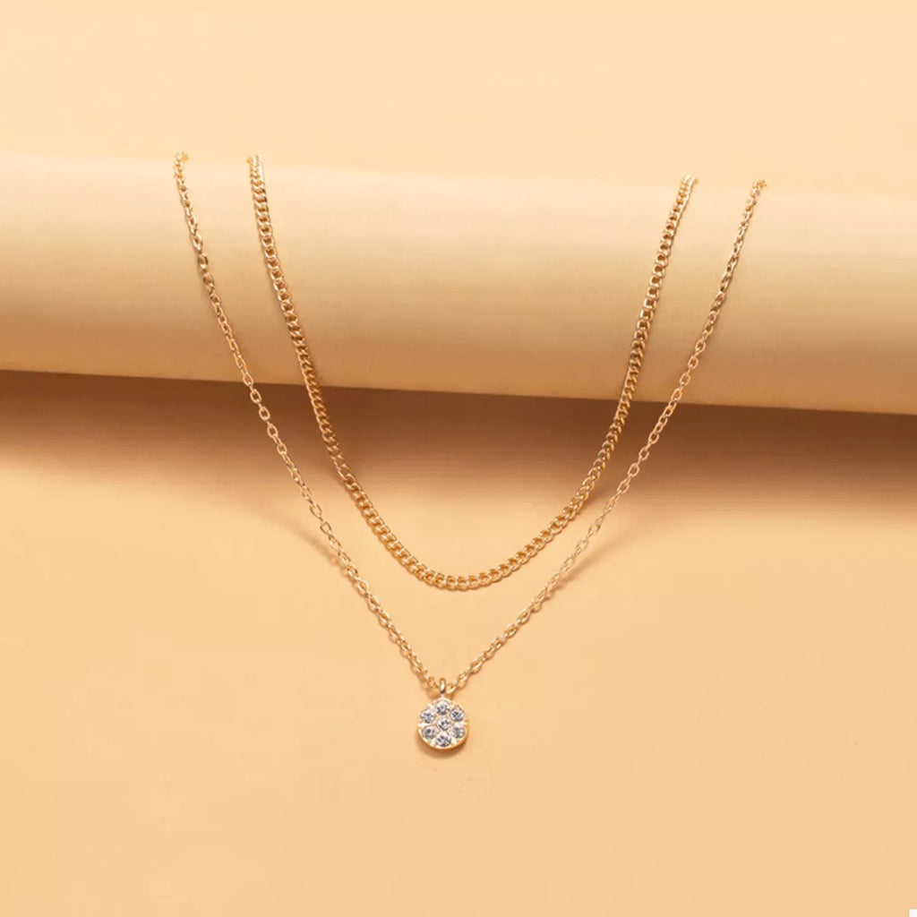 Double Layered Pendant Necklace